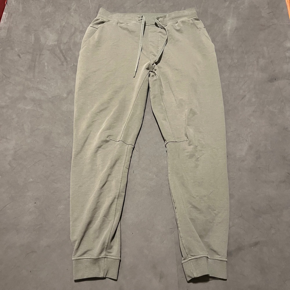Lululemon City Sweat Jogger Mens‎ Large Sage Green French Terry Joggers